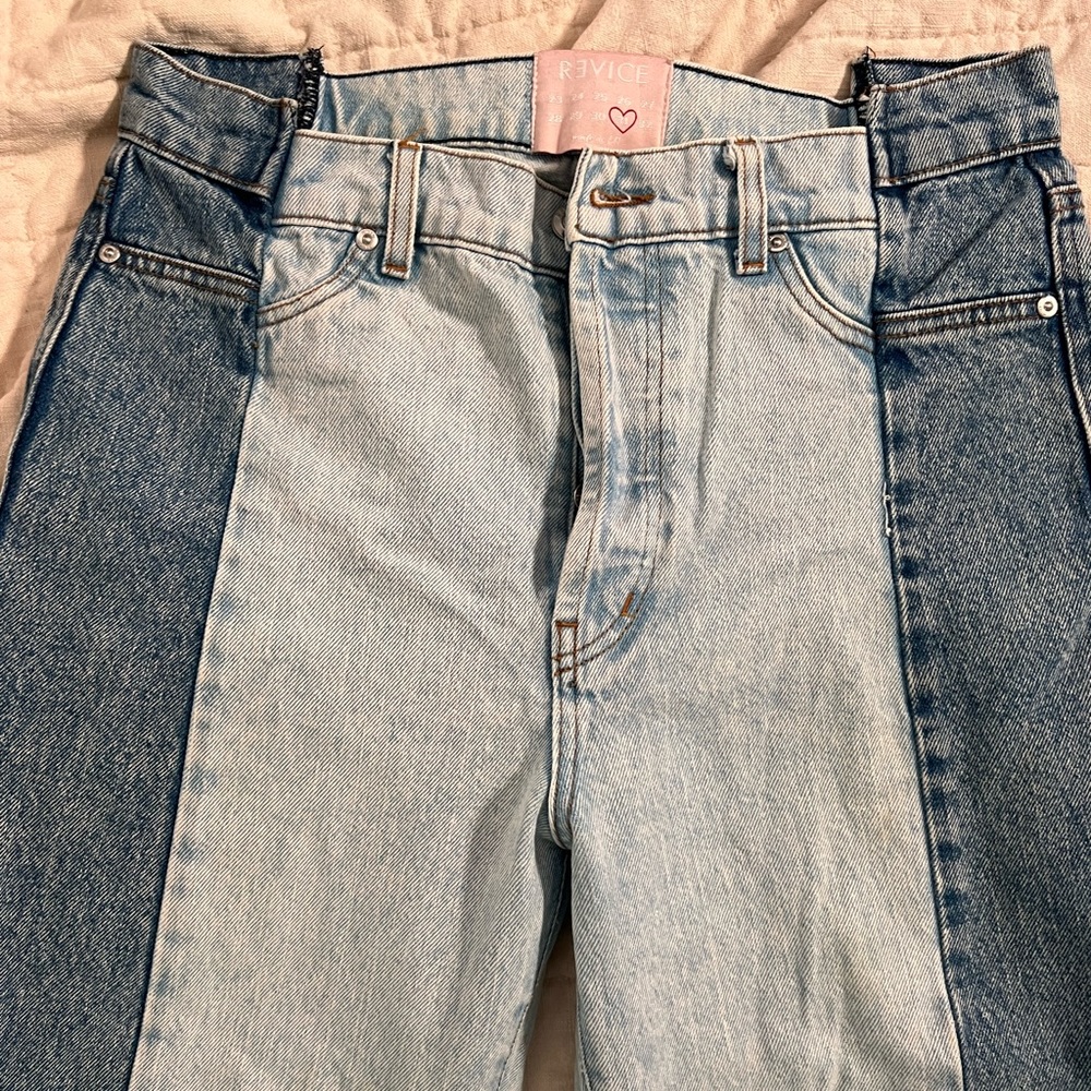 Two toned Gemini jeans from REVICE